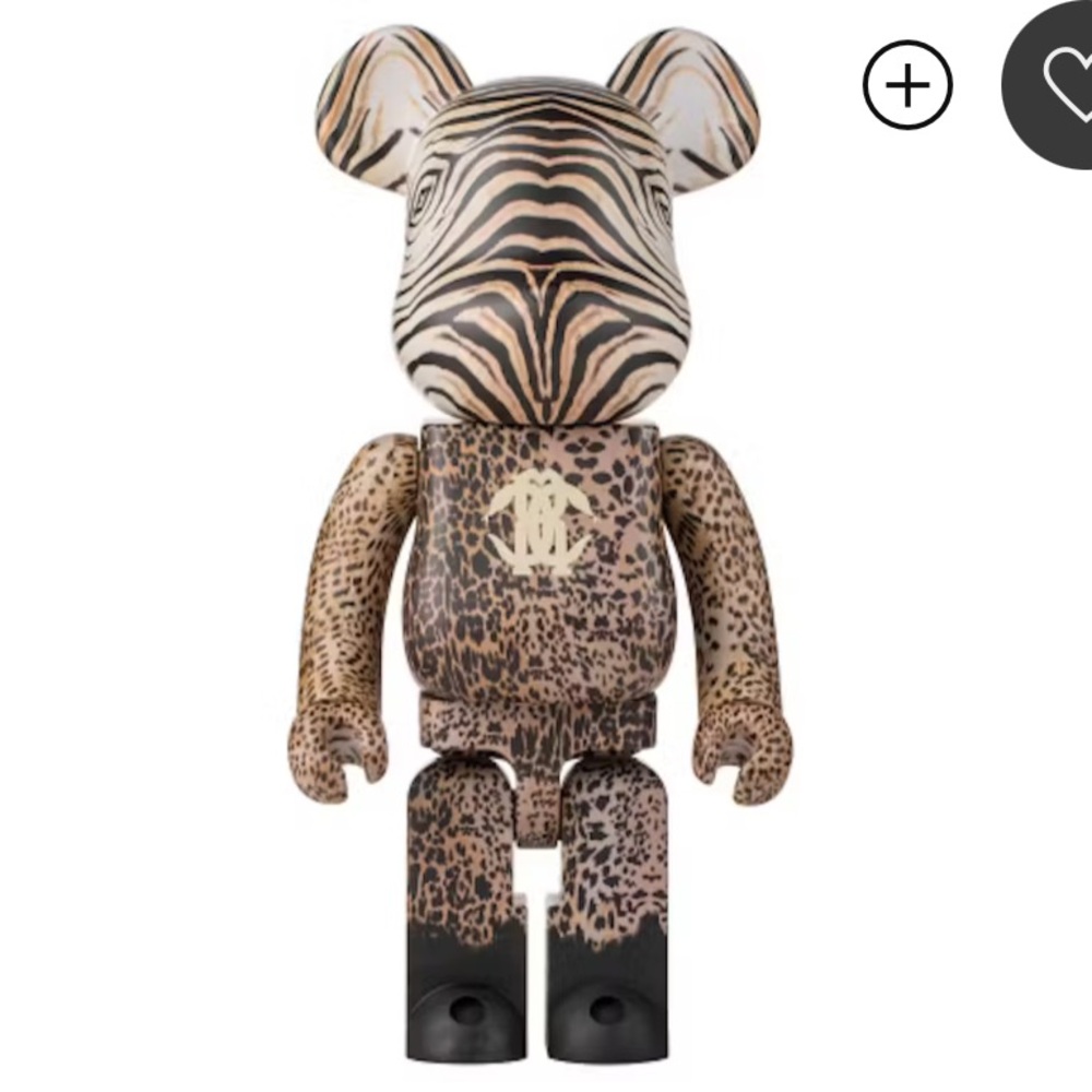 NWT Bearbrick Macau 2023 x Roberto Cavalli 1000%